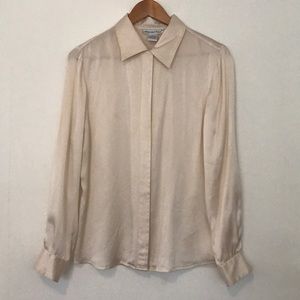 Vintage 100% Silk Blouse